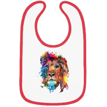 Discover Colorful Lion Bibs Lion Face Bibs