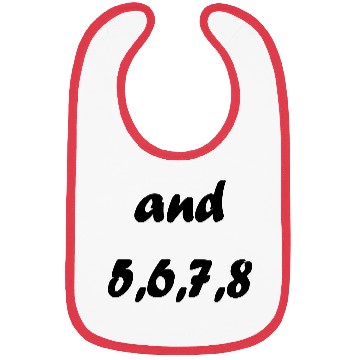 Discover and 5,6,7,8 Dancing Dance Dance Instructur Gift Bibs