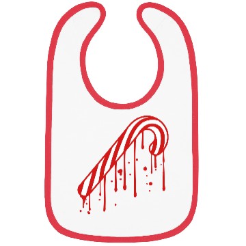 Discover drop graffiti melt stamp candy cane tasty candy su Bibs