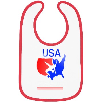 Discover USA Wrestling Tees Bibs