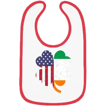 Discover IRISH AMERICAN FLAG Ireland Bibs