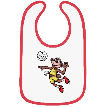 Discover Volleyball Monkey Sport Handball Active Sport Bibs