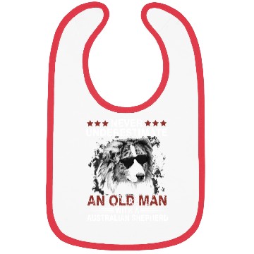 Discover never underestimate an old man with a australian s Bibs