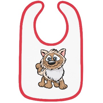 Discover WEIRD CAT Crazy Mad funny Cartoon Comic Gift Bibs