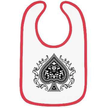 Discover Ace Spade 02 Black Bibs