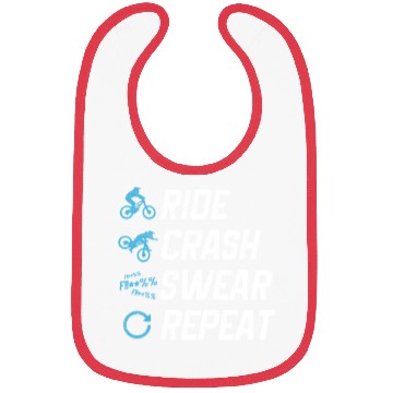Discover Mountain Bike - Ride Crash Swear Repeat Bibs