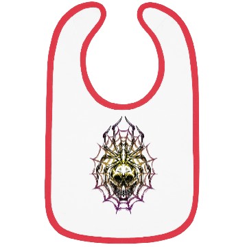 Discover Skull Spider Bibs