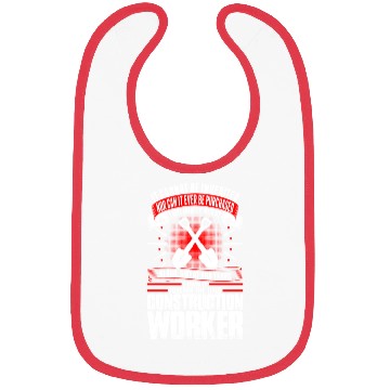 Discover Forever The Title Construction Worker Bibs