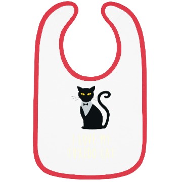Discover I Love My Tuxedo Cat Bibs