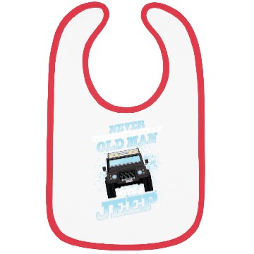 Discover Never Underestimate An Old Man With A Jeep Bibs