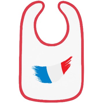 Discover France Flag Bibs
