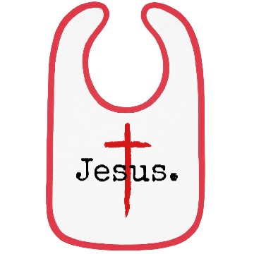 Discover Jesus Christian Cross Design, Christian Bibs