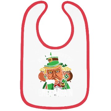 Discover St Patrick's Day Trump Make St Paddy's Day Great Bibs