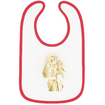 Discover BLESSED VIRGIN MARY AND BABY JESUS Bibs