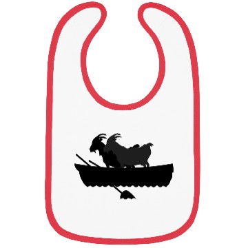 Discover 2 goats in a boat Bibs