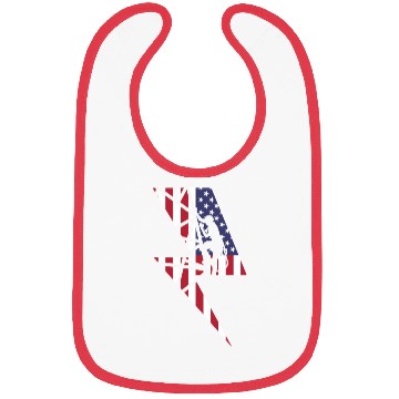 Discover Lineman Usa American Flag Cable Pole Light Gift Bibs
