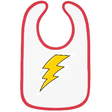 Discover Yellow Lightning, lightning bolt Bibs