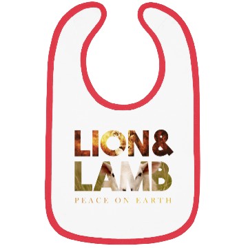 Discover The lion and the lamb Bibs