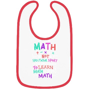 Discover Math Teacher Bibs