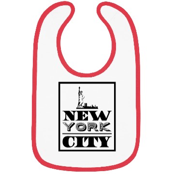 Discover New York City NYC Big Apple Print Gift Ideas Bibs