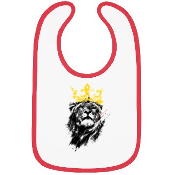 Discover Crown Lion King Bibs