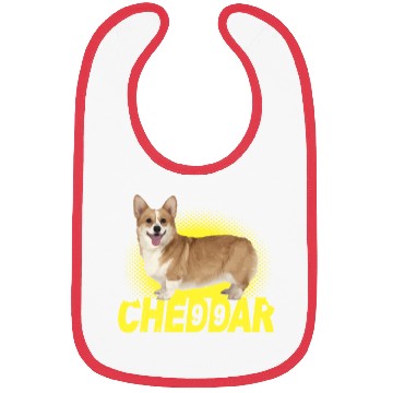Discover Cheddar Corgi Dog Brooklyn Nine Nine B99 Bibs