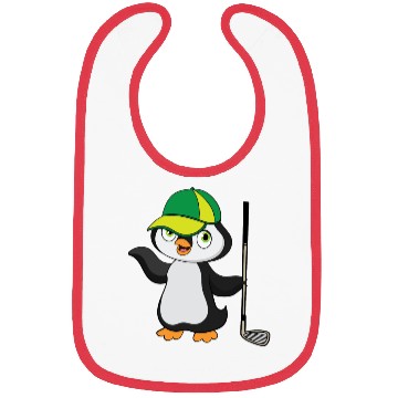 Discover Cute golf penguin Bibs design for kids
