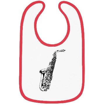 Discover Saxophone Musician Music Jazz Swing Concert Gift Bibs