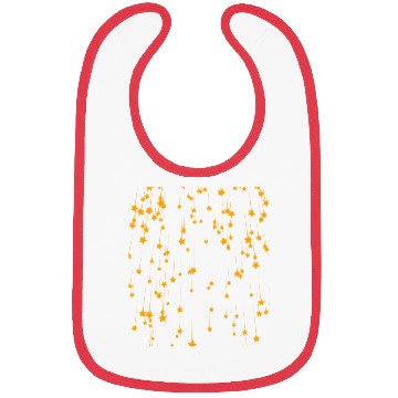 Discover Meteor shower with yellow stars Bibs