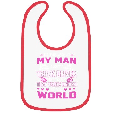Discover Truck Driver My Man Bibs