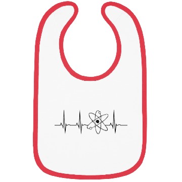 Discover heartbeat Physics Chemist science scientist Gift Bibs