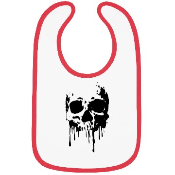 Discover Death dripping skull Bibs