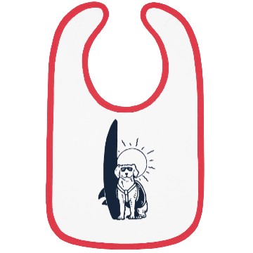 Discover Surfing Dog Bibs
