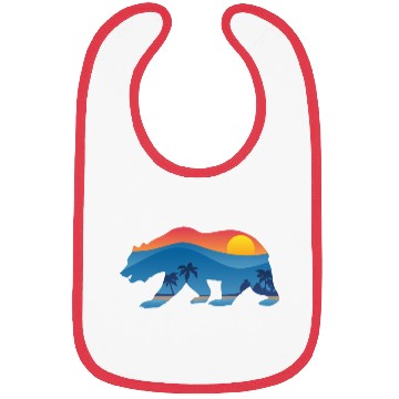 Discover California Bear Bibs