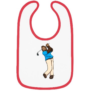 Discover Golf Golfer Bigfoot Sasquatch Gift Bibs