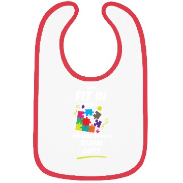 Discover Funny Stand Out Puzzle gift Bibs