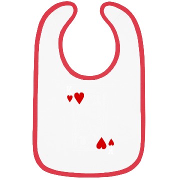 Discover KING OF HEARTS PLAYING CARD Bibs