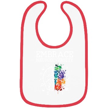 Discover Embrace Neurodiversity - ASD ADHD Autism Awareness Bibs