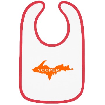 Discover Yooper Hunter Blaze Orange Michigan UP design Bibs