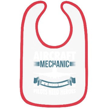 Discover Aircraft Mechanic Hero Pilot Bibs