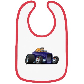 Discover Highboy hot rod deep purple roadster Bibs