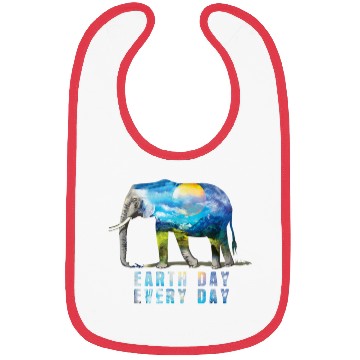 Discover Elephant Earth Day Every Day Bibs Earth Day