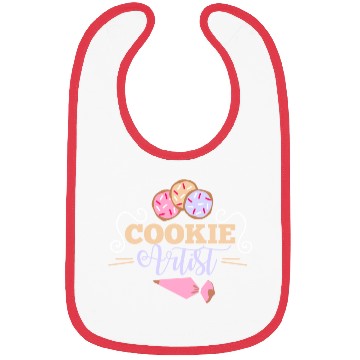 Discover Cookie Artist Illustration for Cookie Decorators Bibs