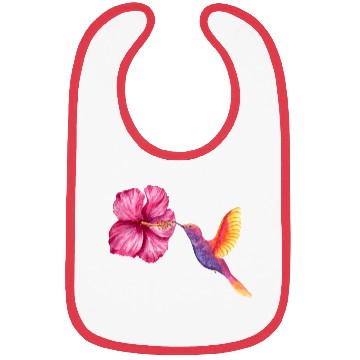 Discover humming-bird hibiscus Bibs