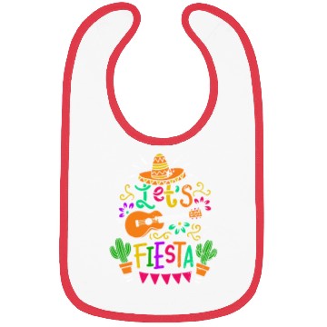 Discover Cinco De Mayo Cactus Sombrero Fiesta Guitar Funny Bibs