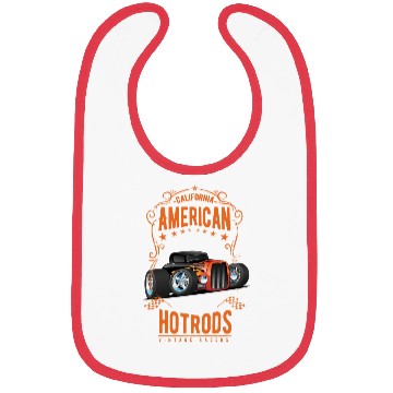 Discover American Hot Rod Car Race Bibs