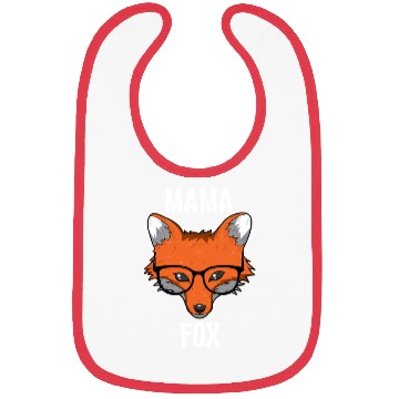Discover Mama Fox Bibs Smart Foxes Lover Cute Farmer Mom