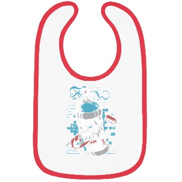 Discover Graffiti Cartoon Bibs