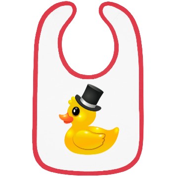 Discover Yellow rubber Duck with topper - Like a sir Bibs