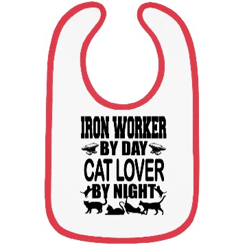 Discover Iron Worker Cats t Funky Jokes Bibs